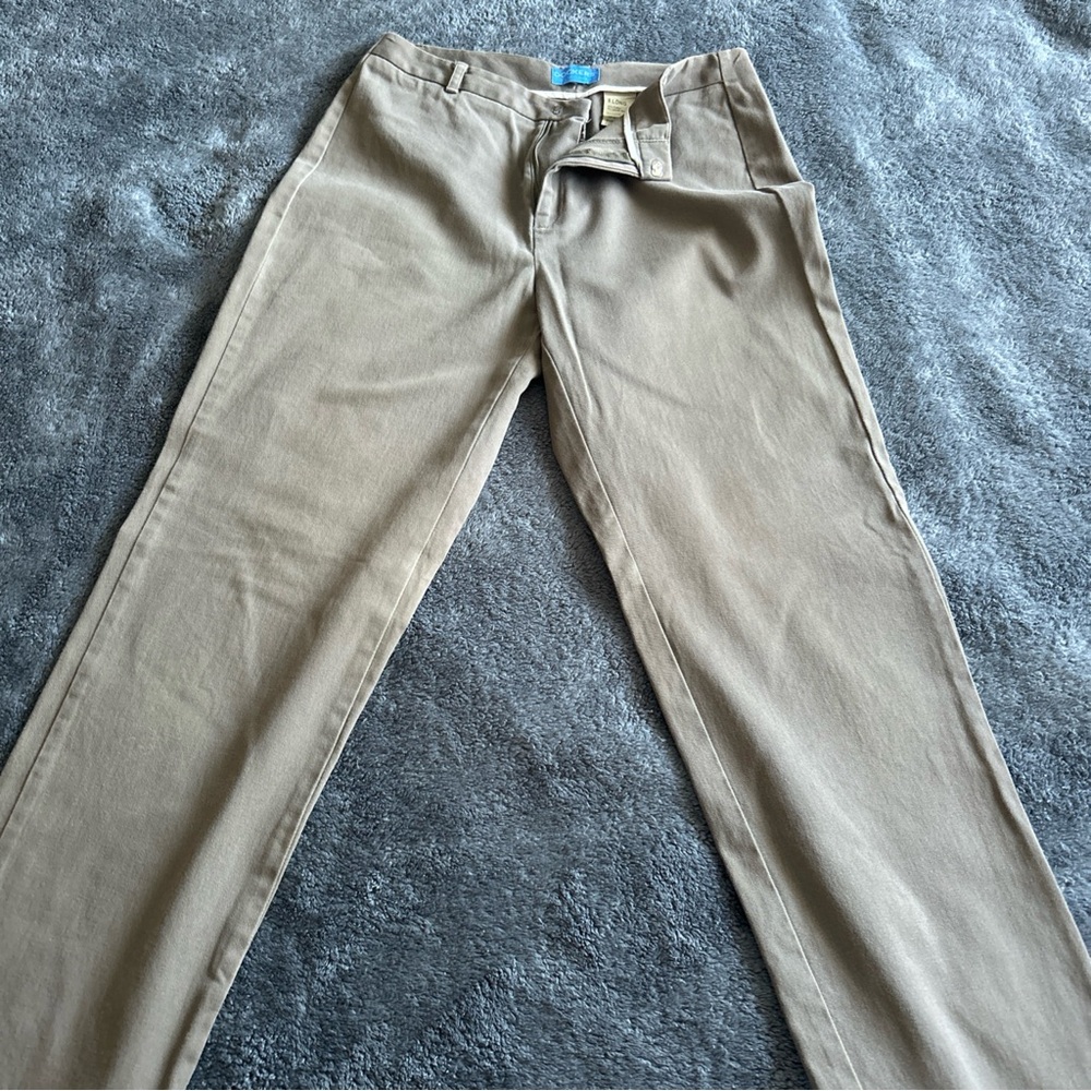 Dockers Tan Chinos Flat Front Straight Leg